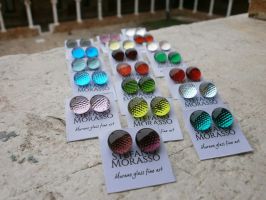 murano glass ilma collection earrings