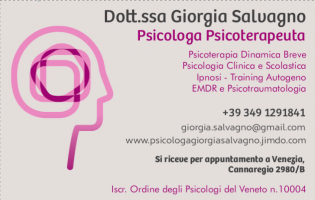esperti psicologi venezia Dott.ssa Giorgia Salvagno Psicologia Psicoterapia EMDR Sessuologia
