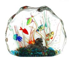 aquarium in murano glass