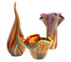missoni collection vases murano glass venetian
